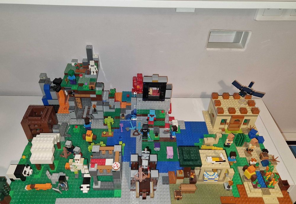 LEGO minecraft ogromny zestaw