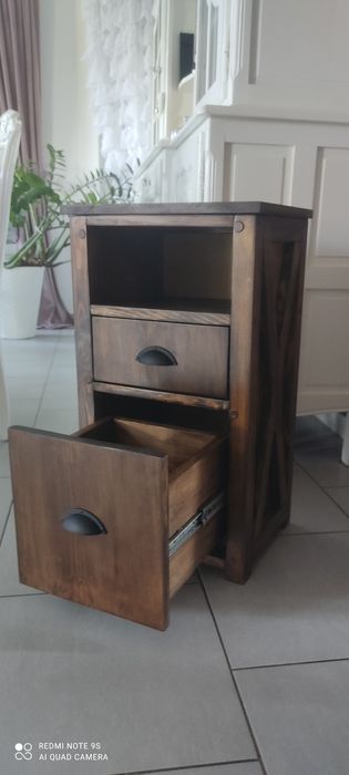 Duża szafka nocna drewno
