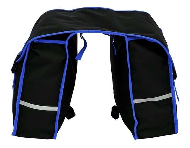 Sakwa na bagażnik, torba rowerowa 2x15L