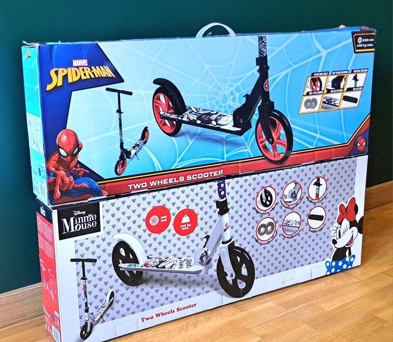 Hulajnoga z amortyzatorem podest aluminiowy  hamulec nożnyRhino 200mm