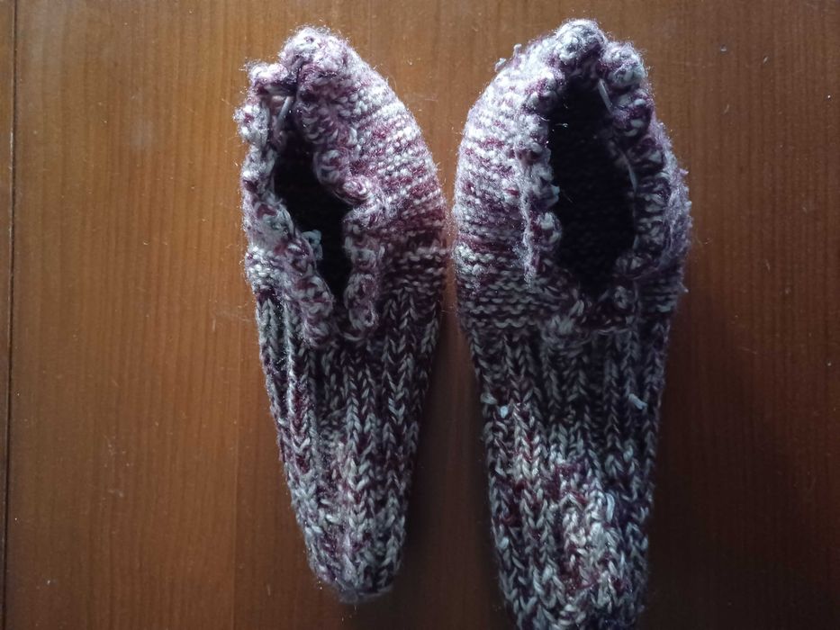 Conjunto de Pantufas de Lã