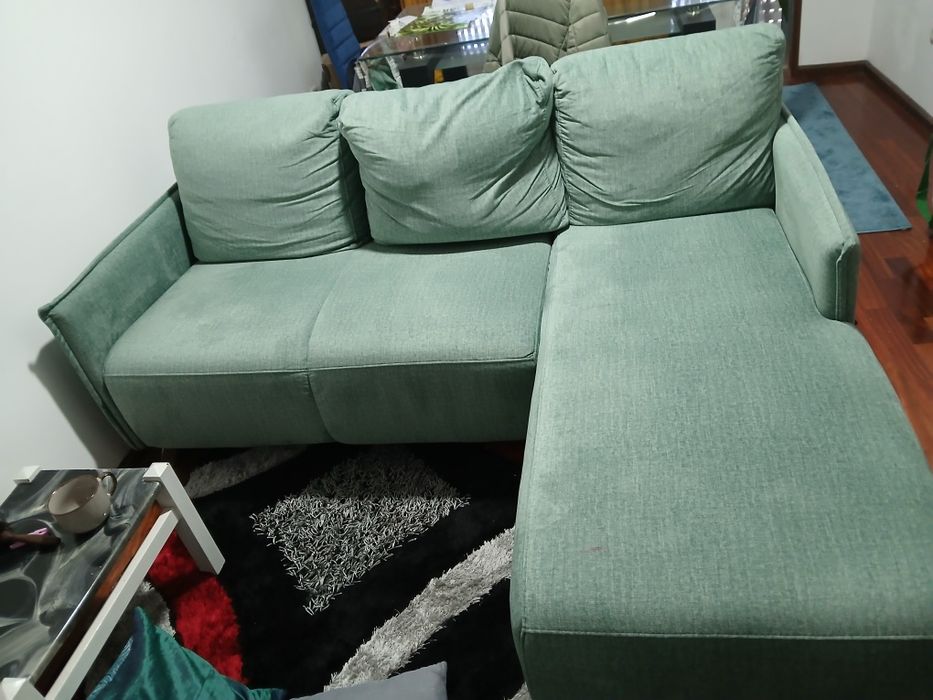 Sofá chaise long 3 lugares