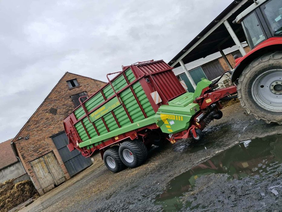 Przyczepa samozbierająca  strautann supervitesse cfs 3101 DO