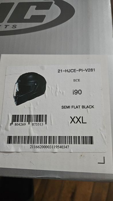 Kask szczękowy HJC i90 xxl pinlock