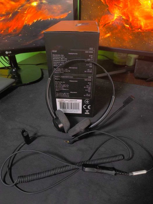 Навушники ADDASOUND Crystal 2732 Black з мікрофоном для ПК і офісу