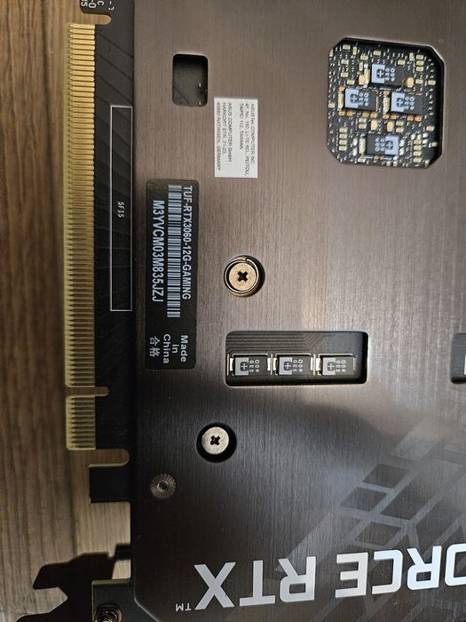 Karta graficzna ASUS GeForce RTX 3060 12 GB TUI GAMING