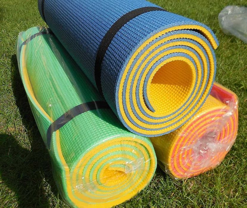 -50% Коврик для фитнеса, каремат, йога-мат, 5 мм, 8 мм, 10 мм