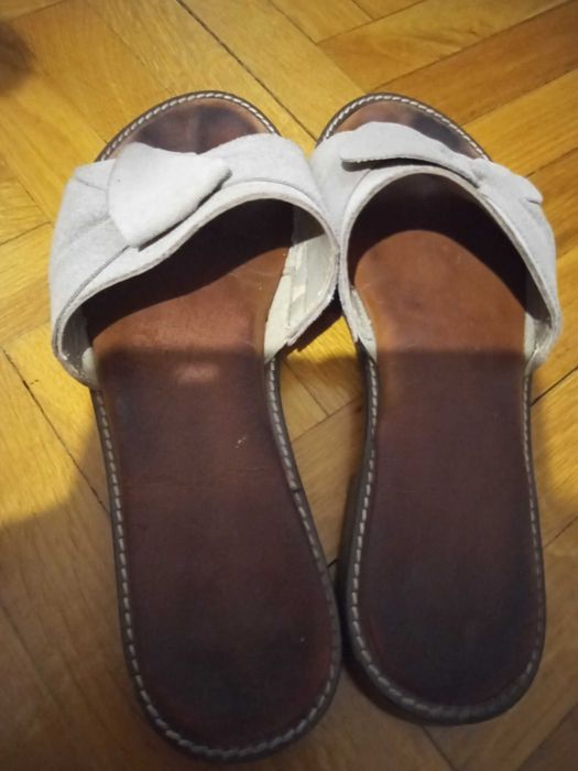 Buty klapki skóra zamszowa Tamaris rozmiar 38