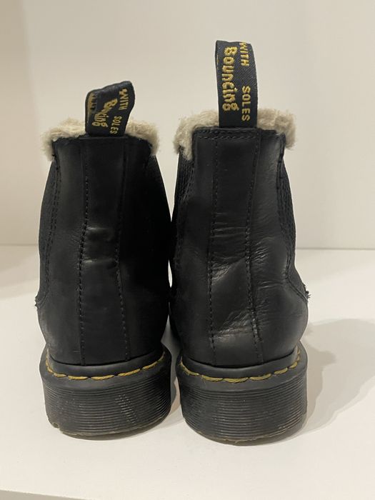 Dr. Martens 2976 Leonore z skóry ocieplane botki sztyblety rozmiar 38