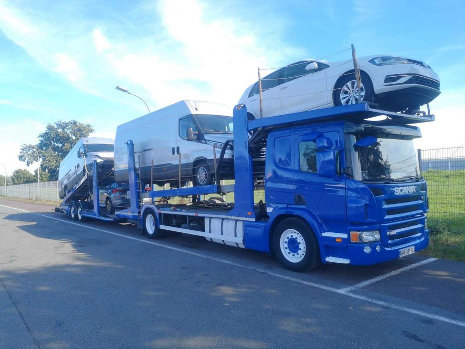 SCANIA P380 Autotransporter  Lohr