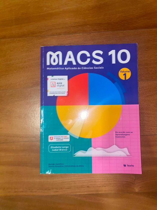 Manual MACS 10º ano Volume 1