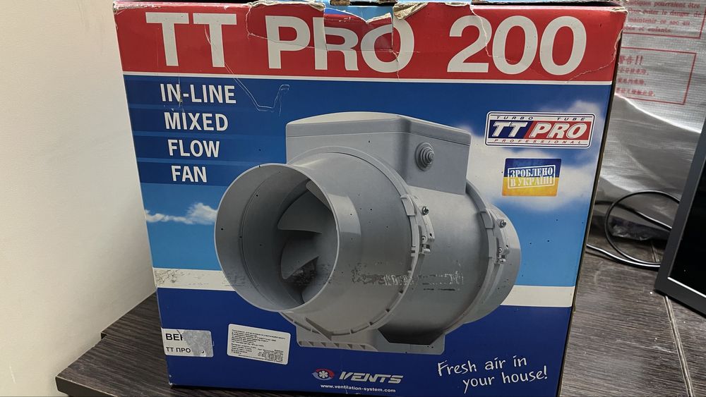 Канальний вентилятор ВЕНТС ТТ ПРО 200