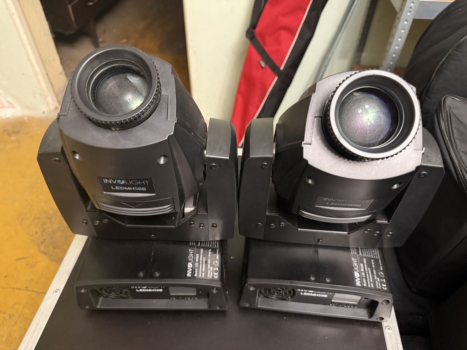 4 ruchome głowy Showtec Phantom mk 2 nowa seria Involight mh50s idelany stan