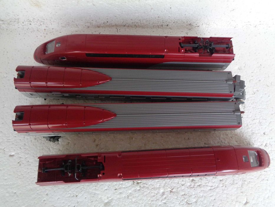 1:87 Mehano Comboio de Alta Velocidade Thalys como novo