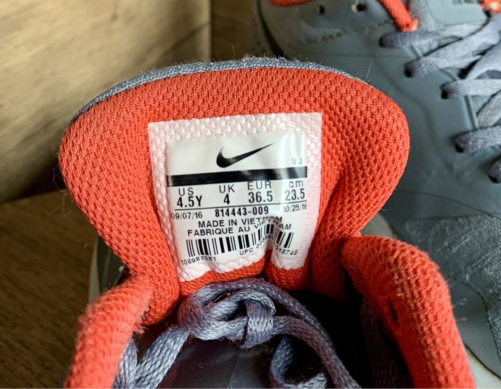 Nike 36.5 cm best sale