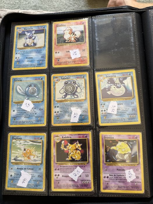 Cartas pokemon antigas