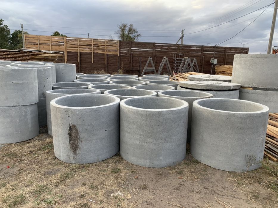 Кільця бетонні , кольца бетонные , железобетонные