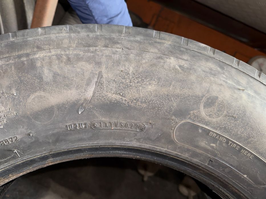 2 x Opona FALKEN RI151 315/60/R22,5 DOT5022 6-7 mm oś prowadząca