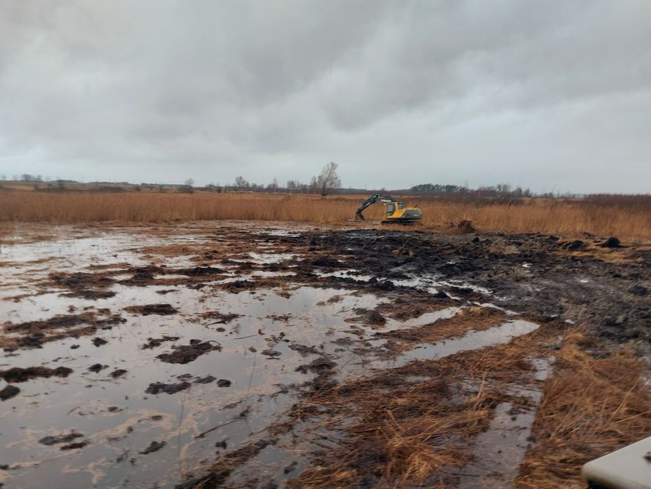 Melioracje wycinka rekultywacja prace ziemne spycharka koparka mulczer