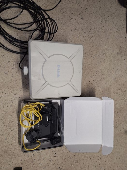 Router D-link + antena D- link caly zestaw