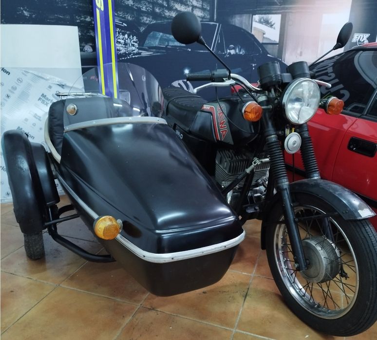 Jawa Ts350 com SIDE car