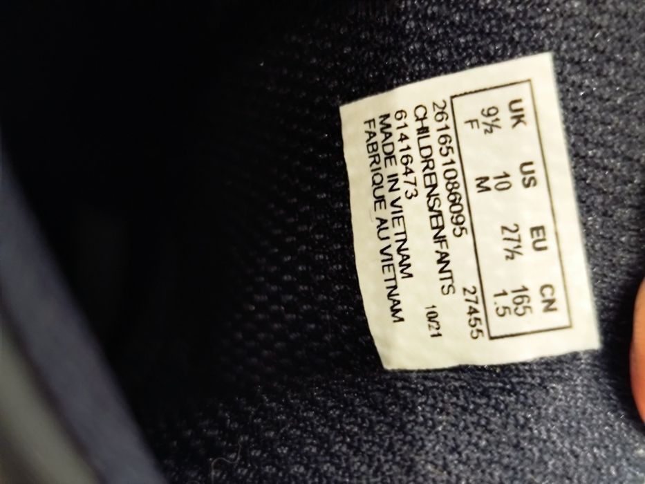 Дитячі кросівки/хайтопи бренду Clarks, розмір 27.5
