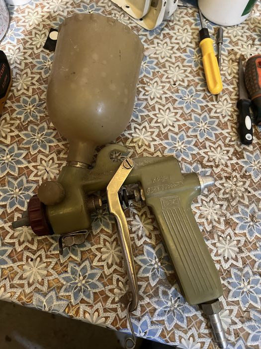 Пульверизатор, краскопульт, краскораспылитель КРУ-1