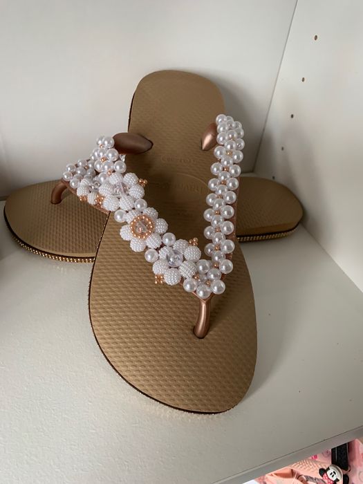 havaianas bordadas a mão, várias cores tamanhos e diferentes modelos64553253448194122