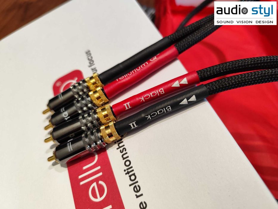 Tellurium Q Black II RCA 1m interkonekt OUTLET