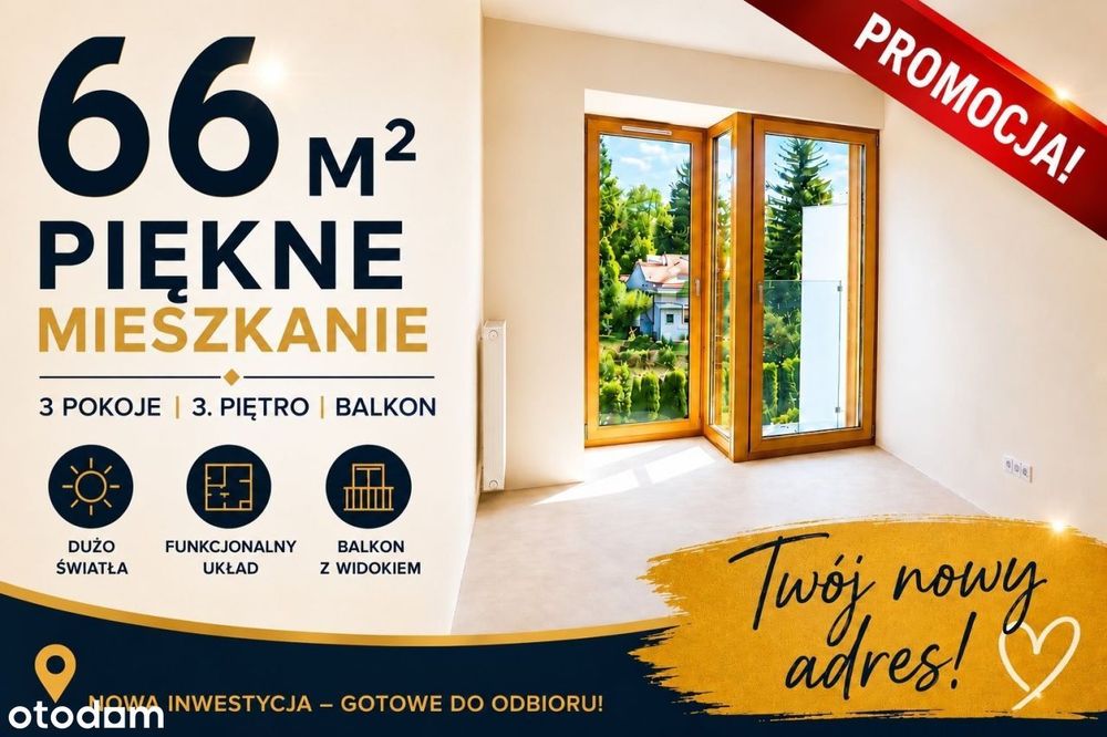 65 m² do własnej aranżacji | Piękny widok!