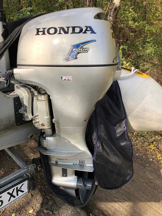 Лодка ПВХ Harris 420 + мотор лодочний Honda marine 20 л.с. + лафет Кияшко 5.11 2016 г.