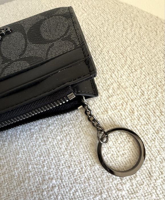 Coach Porta Cartões Cinza