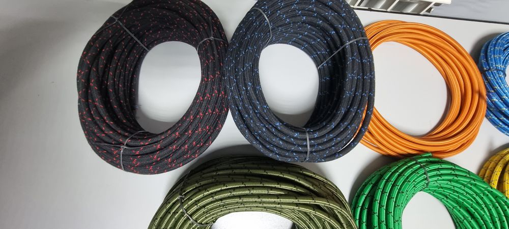 Бронепровод в тканевой оплетке