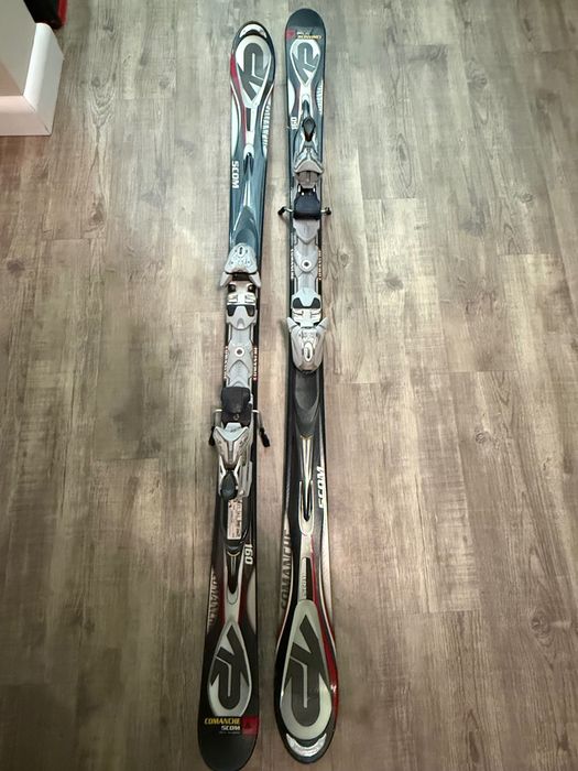 Narty zjazdowe K2 Comanche 5 Com 160 cm + Wiązania Marker MOD 11.0