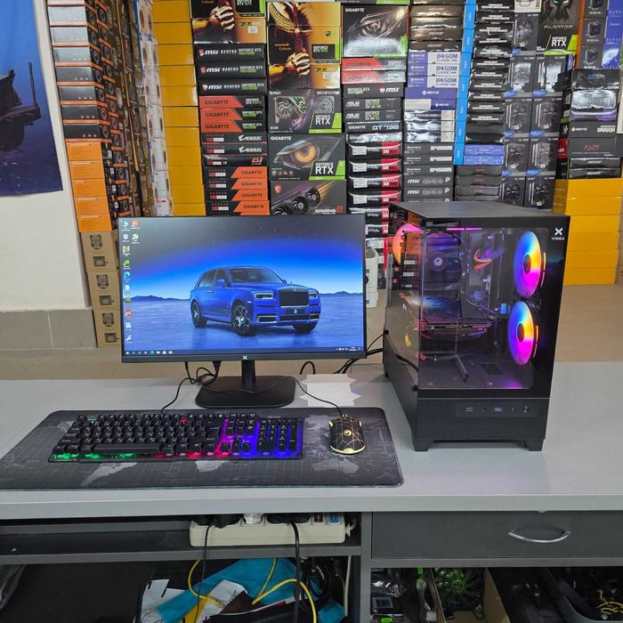 Компютер Новий Ryzen 5 5500, 16GB DDR4, MSI GTX 1070 Ti 8GB, SSD 480GB