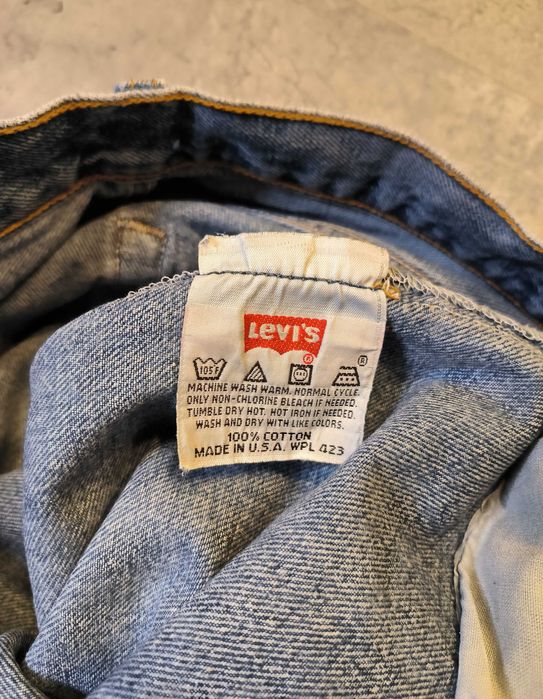 Levi's Spodnie Dżinsowe Jeansy 501 Levis Niebieskie