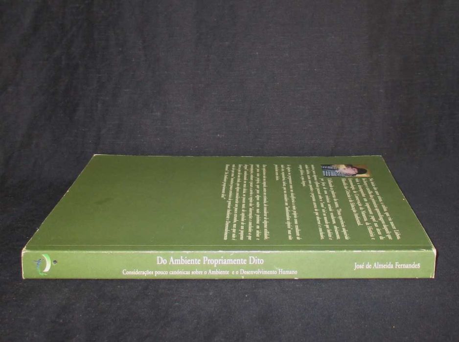 Livro Do Ambiente Propriamente Dito José de Almeida Fernandes