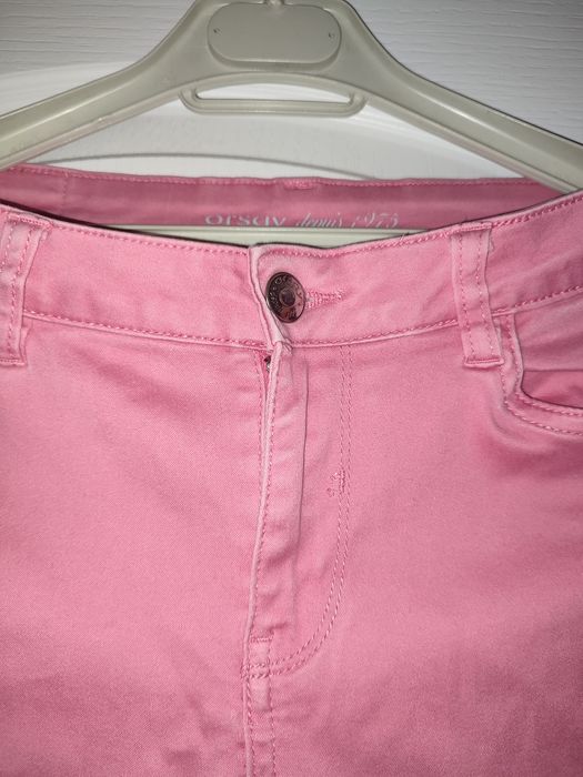Spodnie damskie różowe