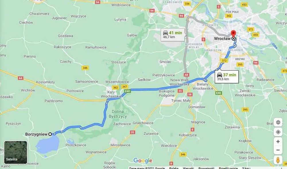 Działka nad zalewem Mietkowskim