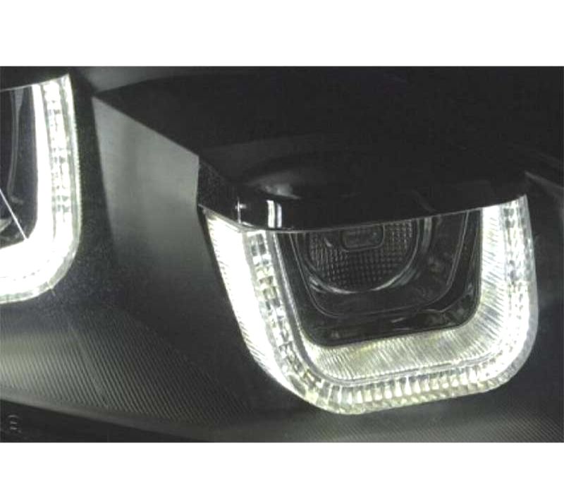 FAROIS PARA VOLKSWAGEN VW GOLF VI LIMOUSINE 08-12 DINAMICOS FULL LED ANGEL EYES U