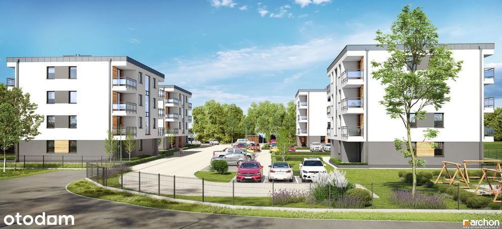 2-pokojowe mieszkanie 42,41m2 + balkon w Centrum Mikołowa