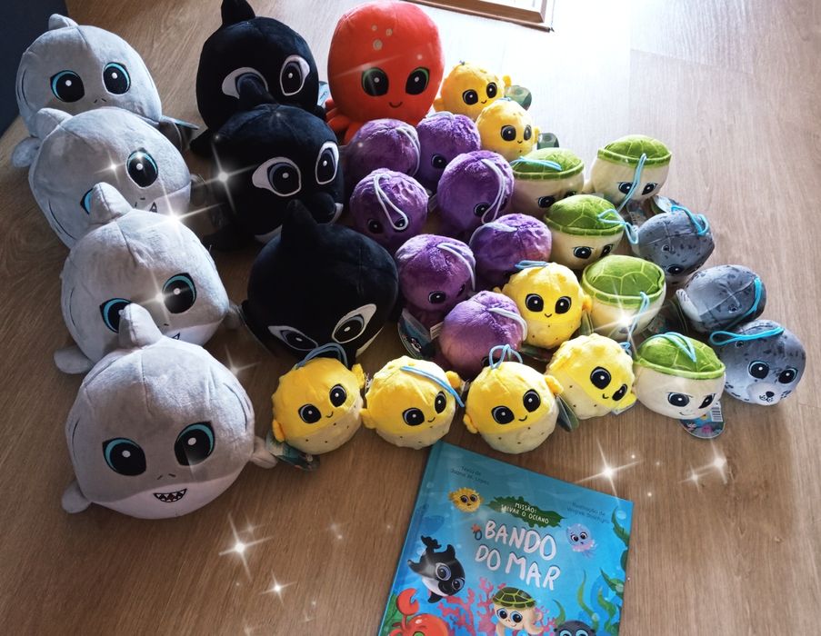 Venho peluches pingo doce do bando do mar