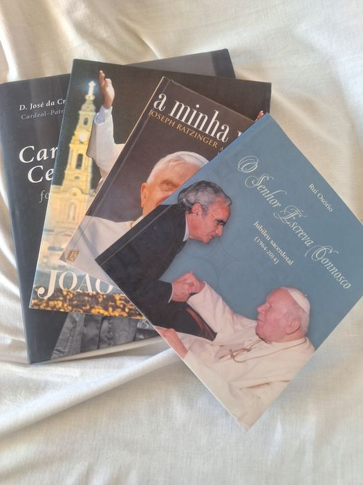 Livros  JP II Bento XVI Cardeal Cerejeira