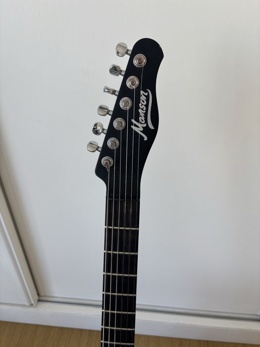 Guitarra Manson MA EVO Sustainiac/Fuzz Factory em Dry Satin Black