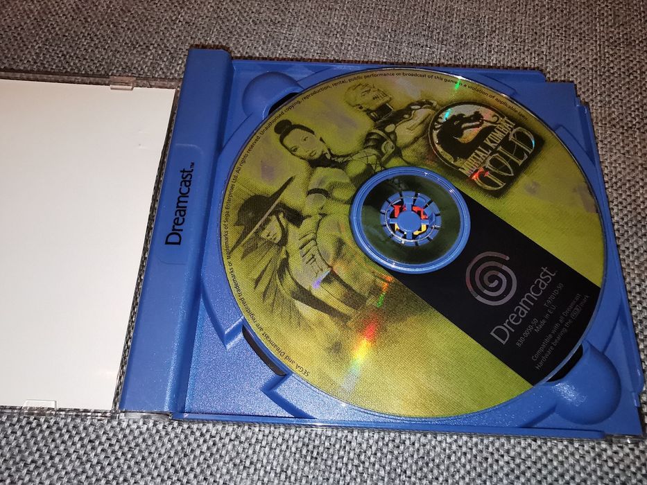 Mortal Kombat Gold DREAMCAST SEGA gra ANG (stan BDB+) sklep rzadkość