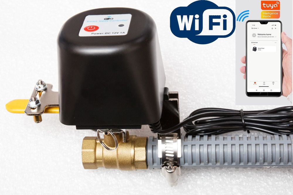WiFi электропривод шарового крана DN15/DN20 актуатор блок питания DC 12V