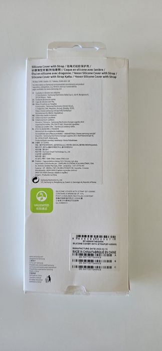 Capa silicone com fita p samsung s22+