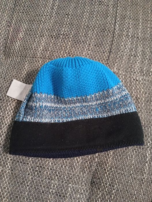 Чоловіча тепла зимова в'язана шапка з вовни мериноса STÖCKLI Merino wool. One Size.