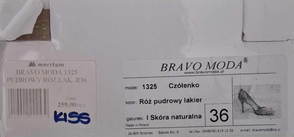Czółenka Bravo moda roz 36