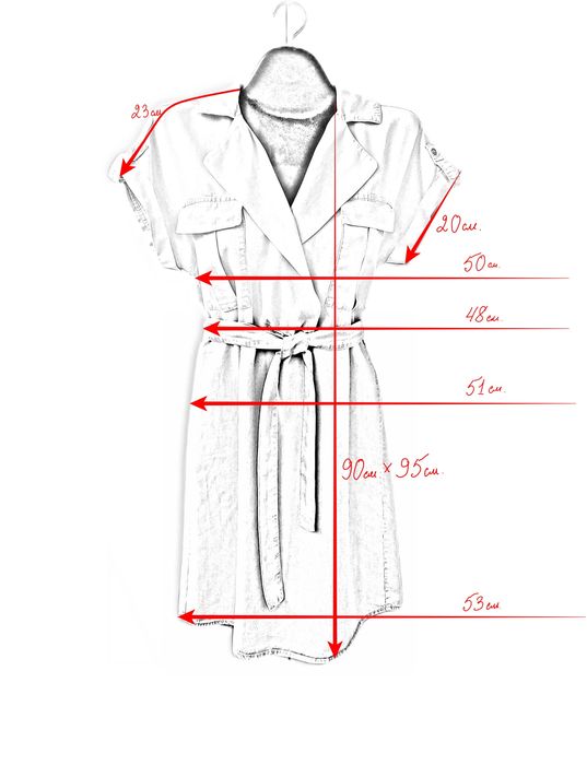 Джинсовое/Коттоновое платье-рубашка Noisy May(Bangladesh)